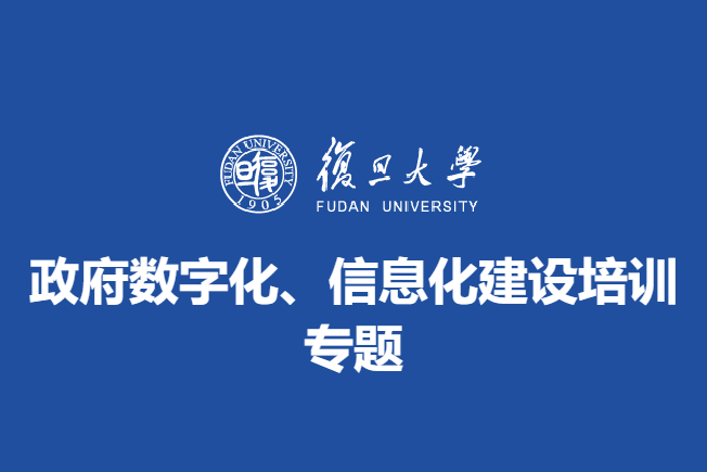 政府数字化、信息化建设培训专题