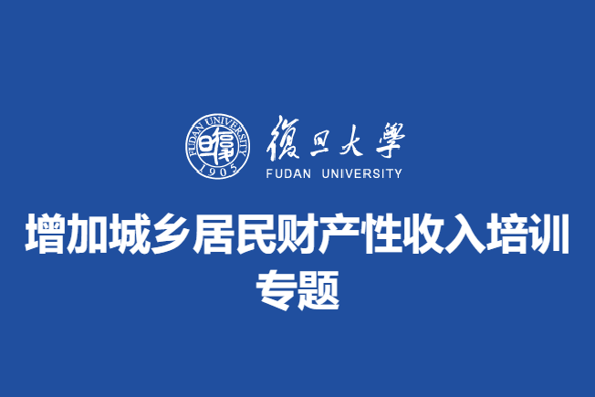 增加城乡居民财产性收入培训专题